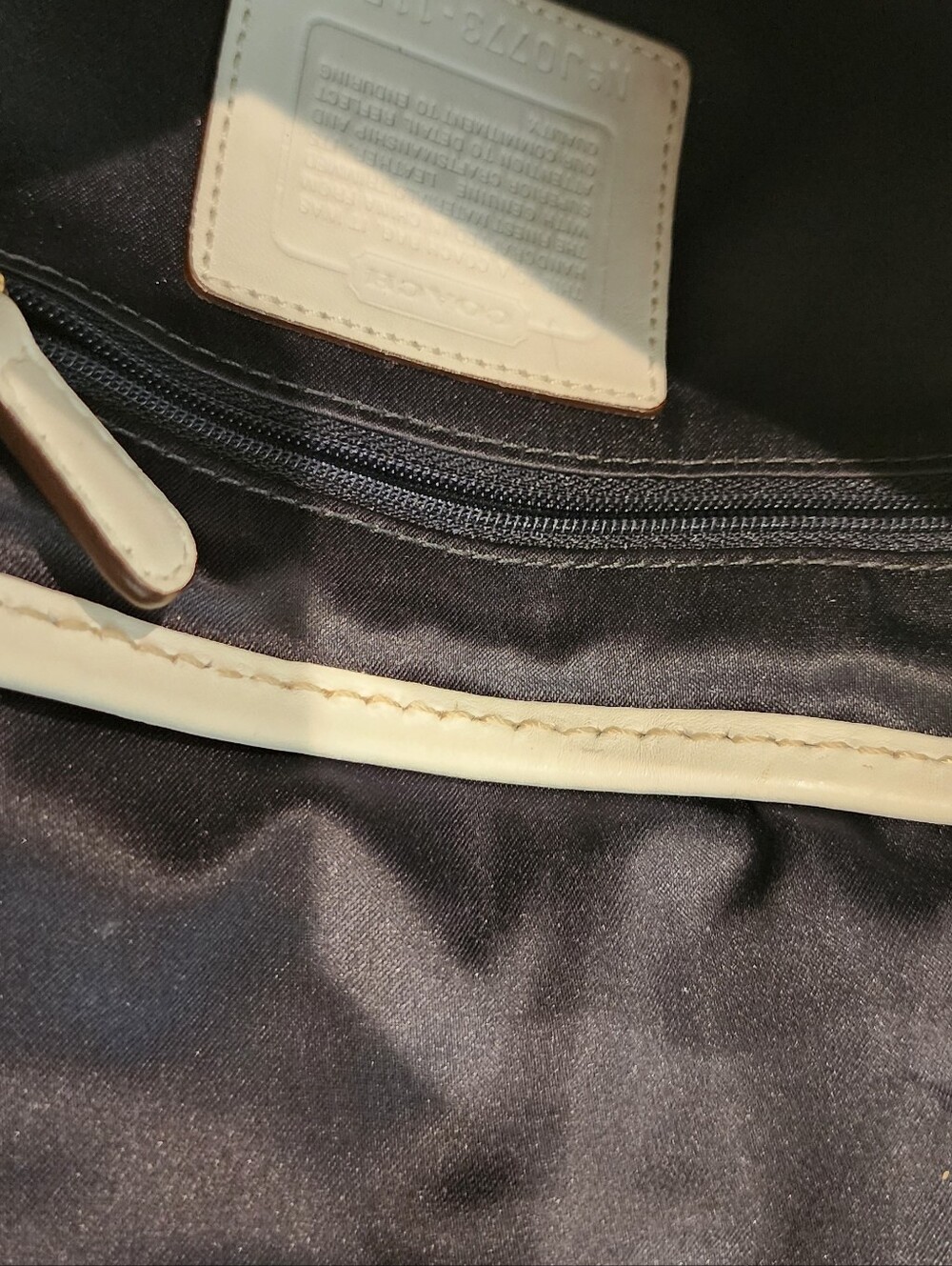 Coach Blue Butterfly Signature Canvas Shoulder Bag - Picture 2 of 8